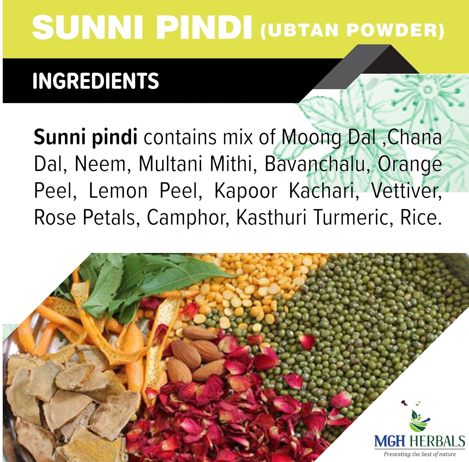 Forest Herbs Sunni Pindi Bath Powder - Indyancart