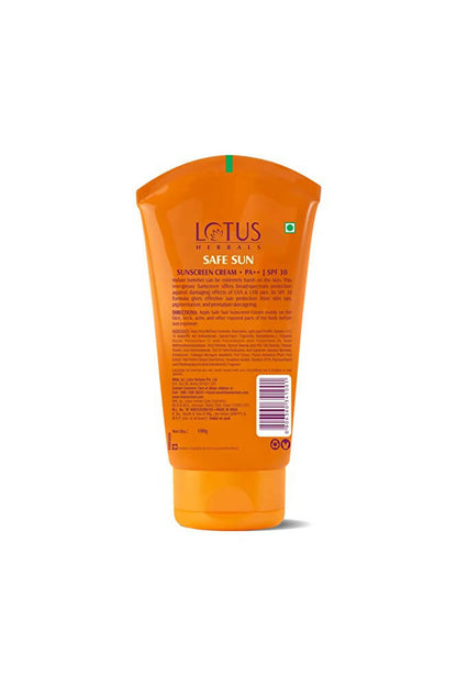 Lotus Herbals Safe Sun SPF 30 PA++ Sunscreen Cream - Indyancart