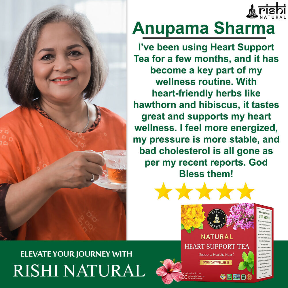Rishi Natural Heart Support Herbal Tea