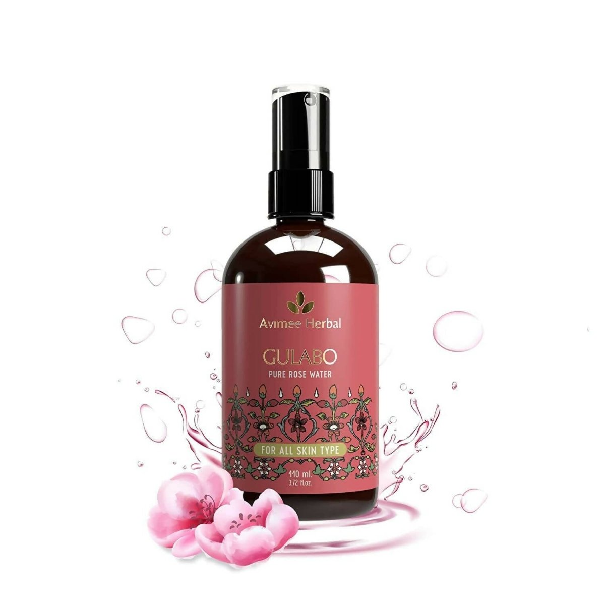 Avimee Herbal Gulabo Pure Rose Water Cleansing & Toning - Indyancart