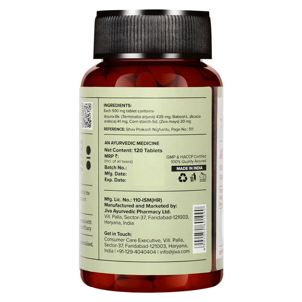Jiva Ayurveda Arjuna Tablets - Indyancart