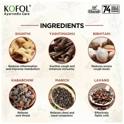 Charak Pharma Kofol Ayurvedic Sip Instant Kadha Sachet - Indyancart