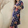 Dhiyona IE Floral Printed Pure Cotton Kurta With Trouser