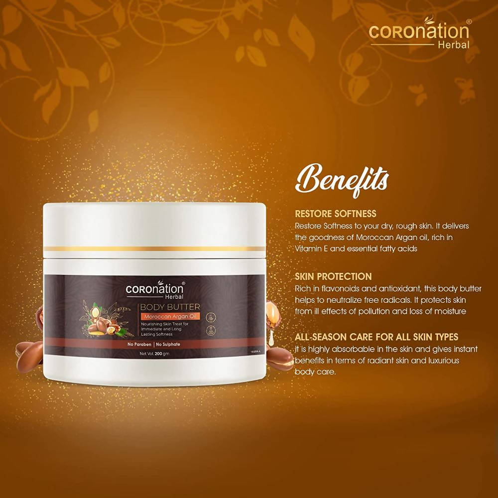 Coronation Herbal Moroccan Argan Oil Body Butter - Indyancart