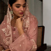 Dhiyona IE Women Ethnic Motifs Regular Thread Work Pure Cotton Kurta with Trousers & With Dupatta