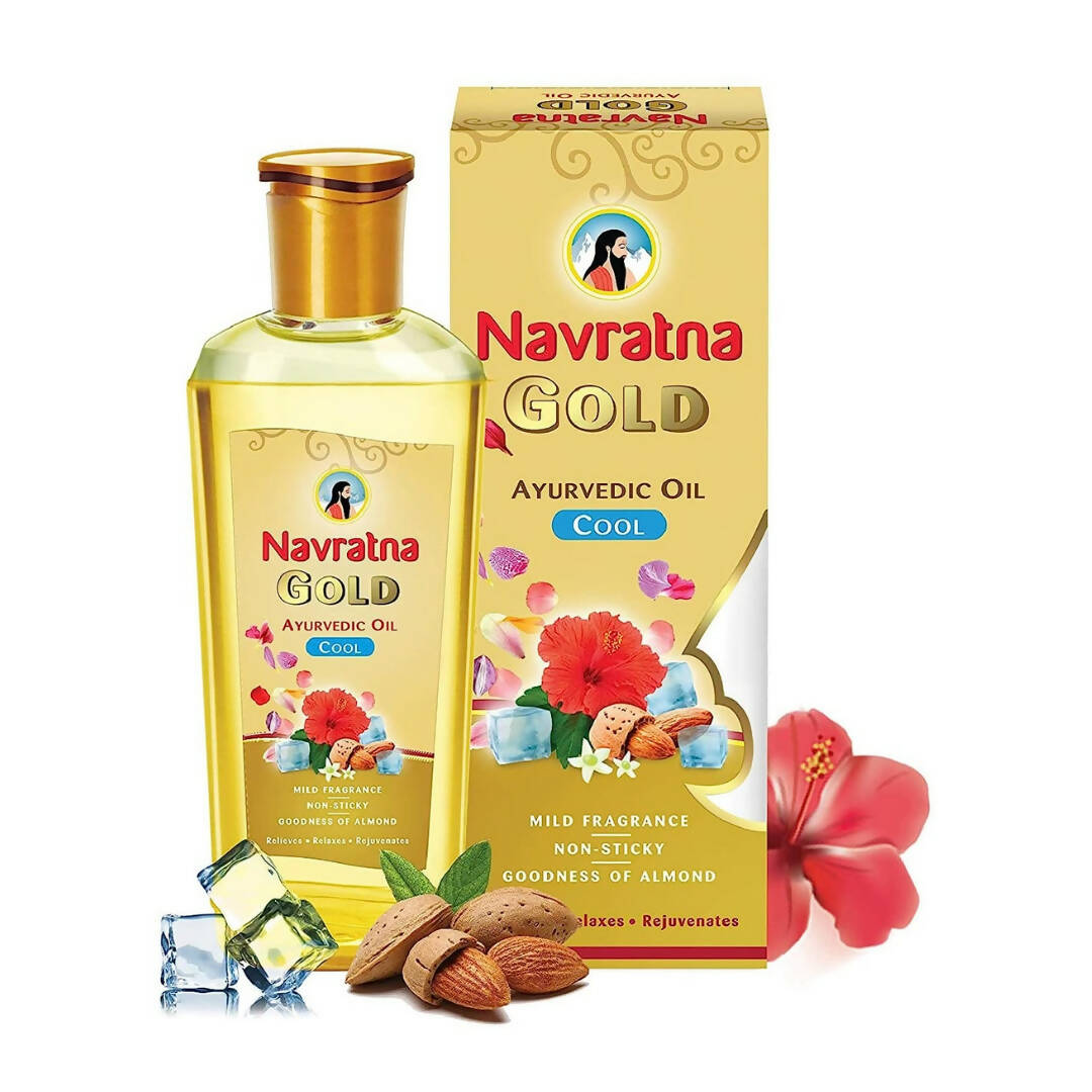 Navratna Gold Ayurvedic Oil - Indyancart