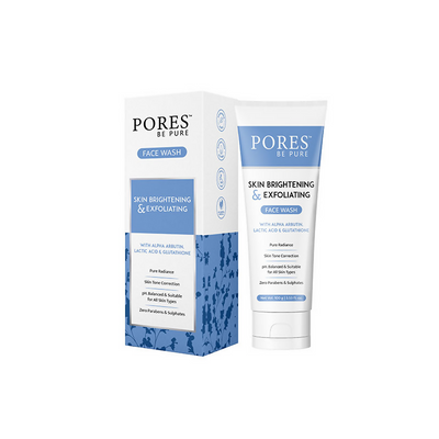 Pores Be Pure Skin Brightening & Exfoliating Face Wash With Glutathione