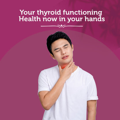 Krishna's Herbal & Ayurveda Thyro Balance Ayurvedic tablets in a bottle, designed to support thyroid health and balance hormones.