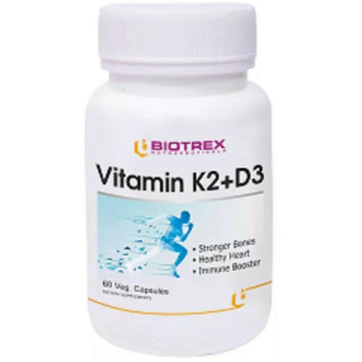 Biotrex Vitamin K2+D3 Veg Capsules