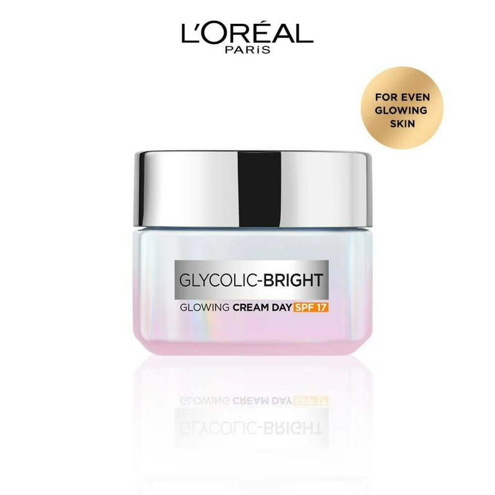 L'Oreal Paris Glycolic Bright Day Cream With SPF 17 - Indyancart