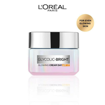 L'Oreal Paris Glycolic Bright Day Cream With SPF 17 - Indyancart