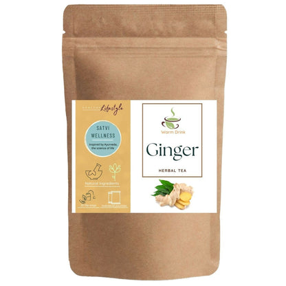 Satvi Wellness Ginger Tea Bags | Herbal Tea