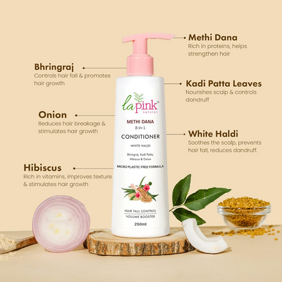La Pink Methi Dana Seeds 8-in-1 Hair Fall Conditioner