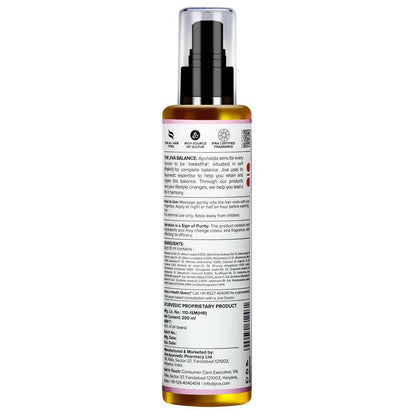 Jiva Ayurveda Onion Hair Oil bottle with dropper, natural herbal hair oil for scalp care and hair growth.