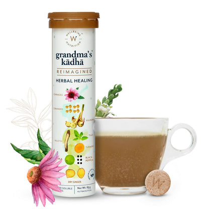 Wellbeing Nutrition Grandma's Kadha Tablets - Indyancart