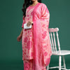 Dhiyona IE Floral Print Pure Cotton Kurta with Trousers & Dupatta