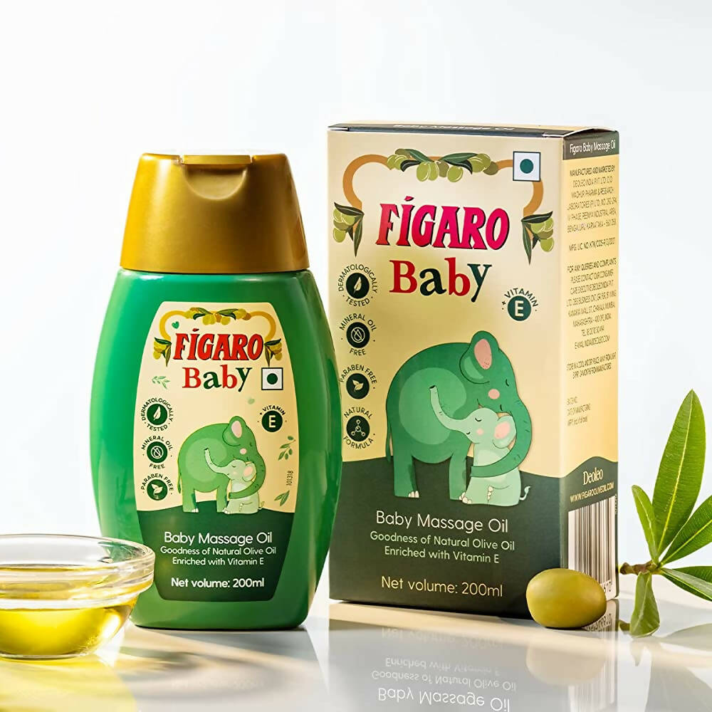 Figaro Baby Massage Oil - Indyancart