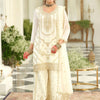 Dhiyona IE Floral Embroidered Thread Work Kurta With Palazzos & Dupatta