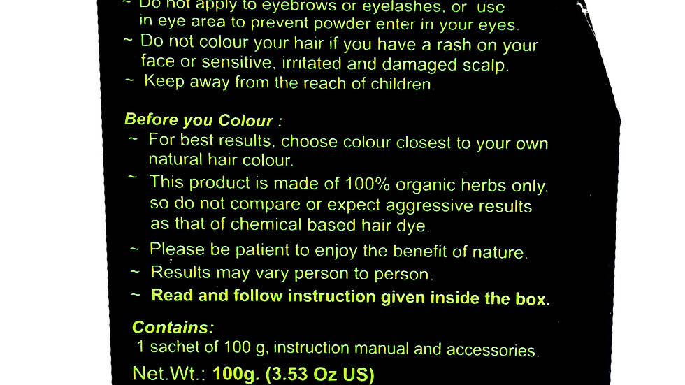 Radico Organic Hair Colour-Light Brown - Indyancart