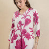 Dhiyona IE Women Floral Printed Regular Kurta with Trousers