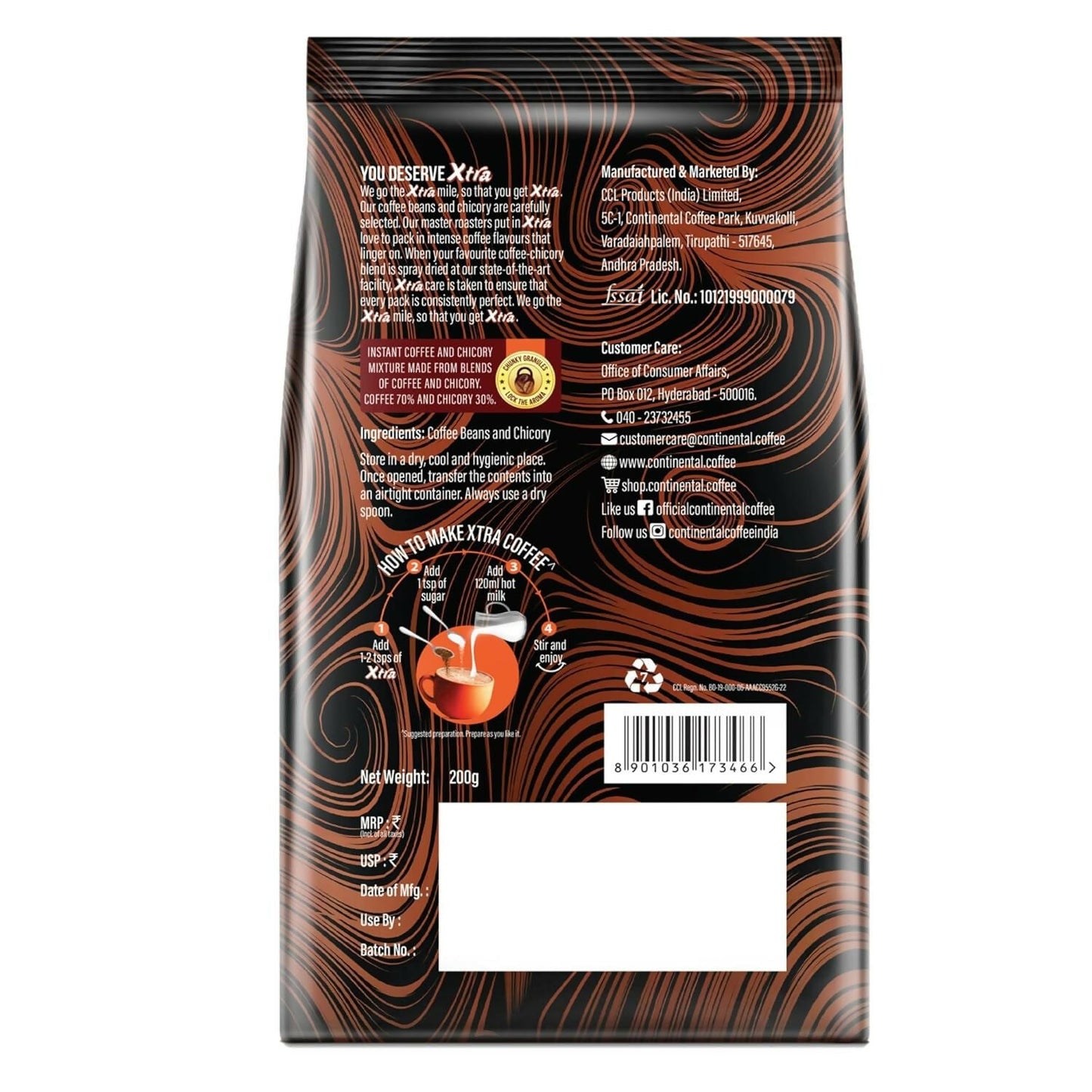 Continental Coffee XTRA Instant Coffee