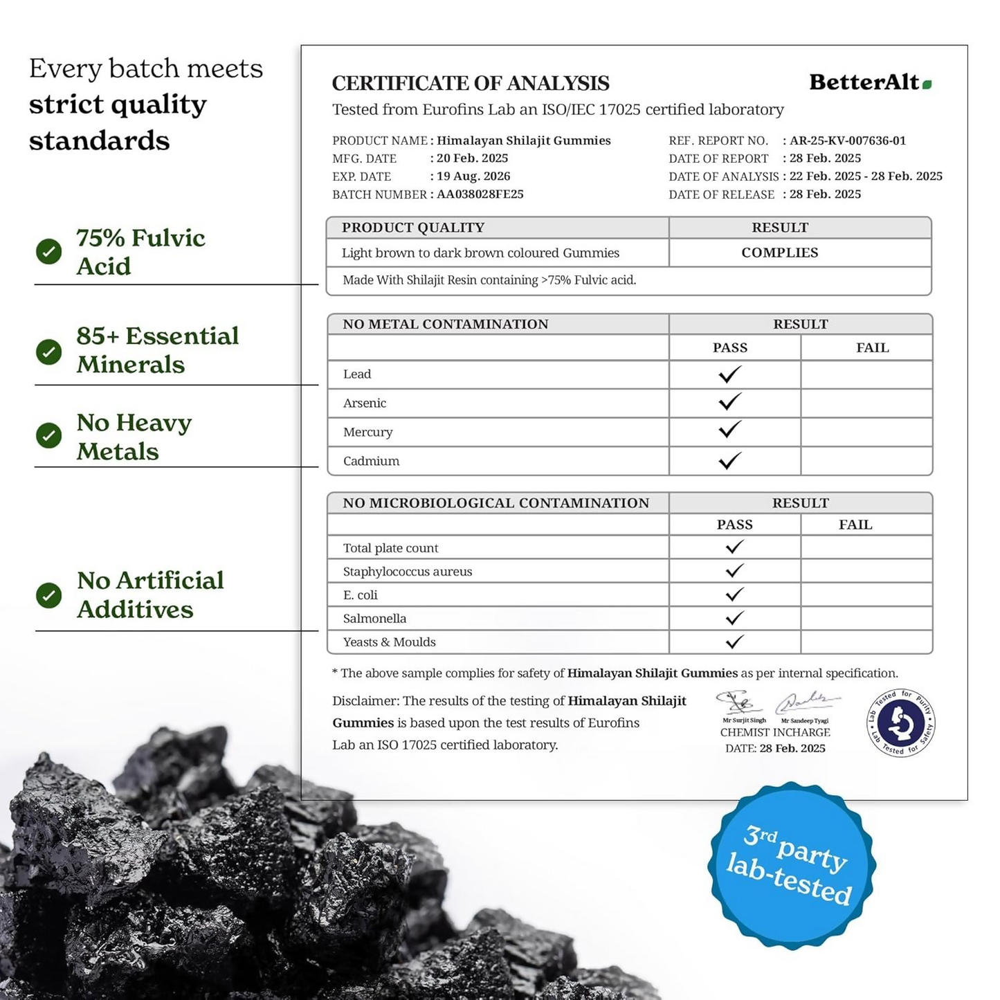 Better Alt Pure Himalayan Sj Gummies