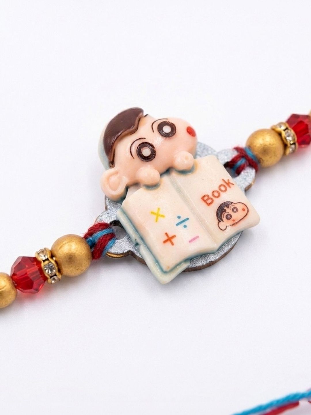 Anouk Kids Shinchan Character Artificial Beads Thread Rakhi