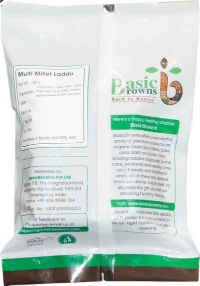 BasicBrowns Multi Millet Laddu