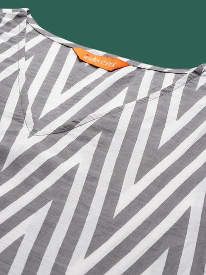 Indyancart IE Printed Top With Trousers Co-Ords