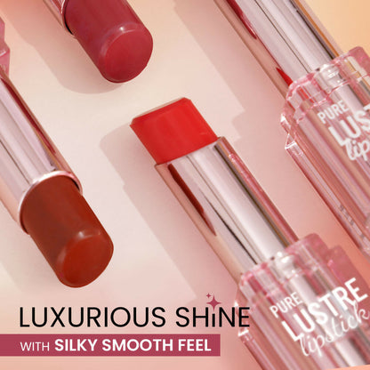 Swiss Beauty High Shine Finish Smooth Glide Pure Lustre Lipstick - 12 Mad Maroon
