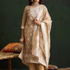 Dhiyona IE Ethnic Motifs Woven Design Straight Kurta With Trousers & Dupatta