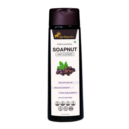 Teja Organics Pure & Natural Soapnut Hair Cleanser - Indyancart