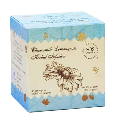 SOS Organics Chamomile Lemongrass Herbal Infusion