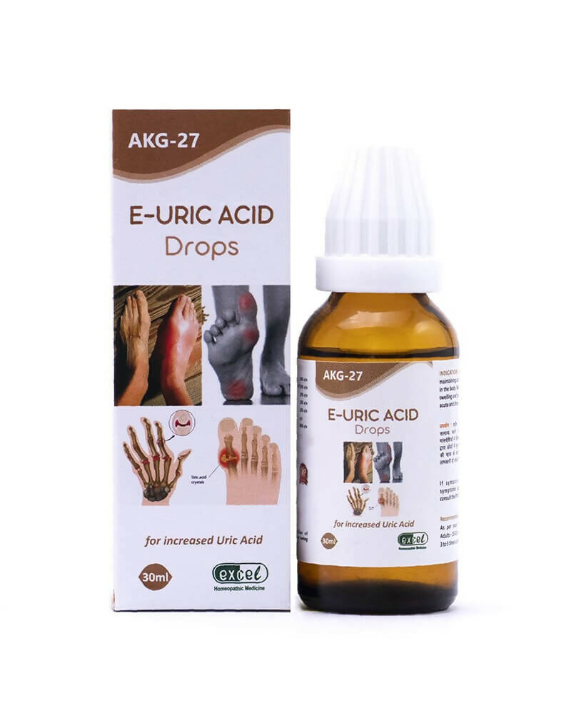 Excel Pharma E-Uric Acid Drops - Indyancart