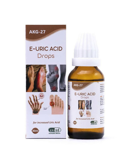 Excel Pharma E-Uric Acid Drops - Indyancart