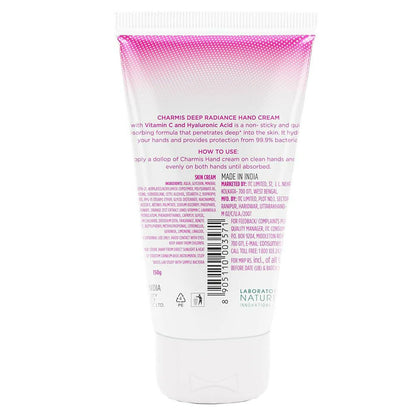 Charmis Deep Radiance Vitamin C Cream for Hands with Hyaluronic Acid