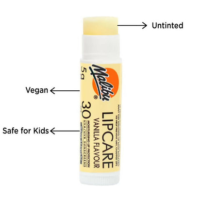 Malibu Vanilla Lip Balm SPF 30 Vegan - Indyancart