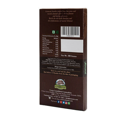 Ainmane Almond Dark Chocolate 55% Cocoa