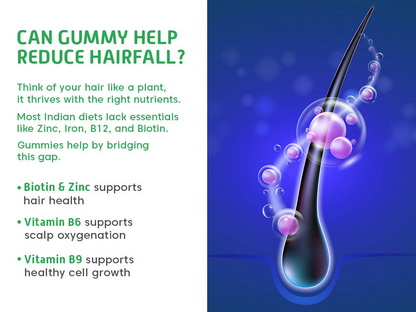 Little Joys Biotin Hair Gummies Strawberry Flavor For Moms