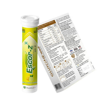 Glutone 1000 & Escor-Z Tablets Combo Pack - Indyancart