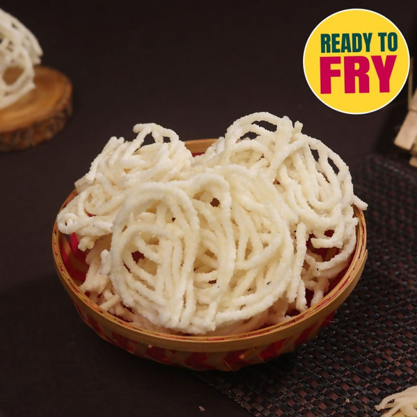 Sweet Karam Coffee Rice Sago Crisps (Oma Podi Vathal)