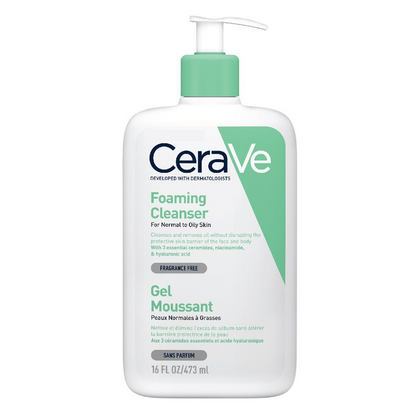 Cerave Foaming Daily Gel Cleanser for Normal to Oily Skin - Indyancart