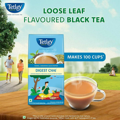 Tetley Digest Chai Loose Leaf Black Tea
