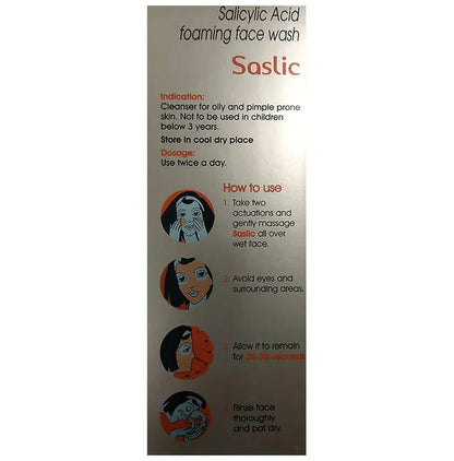 Cipla Saslic Foaming Face Wash - Indyancart