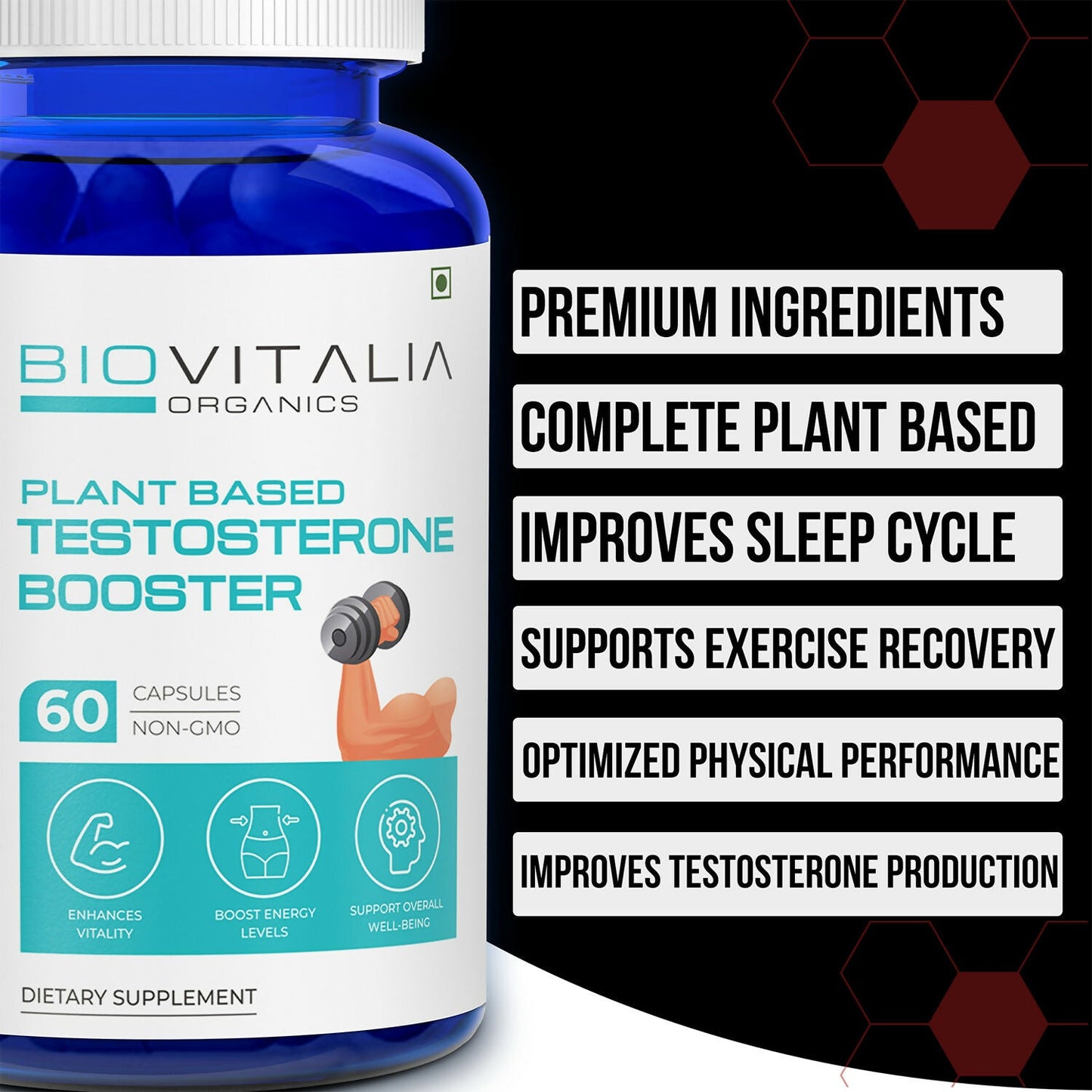 Biovitalia Testosterone Booster Capsules