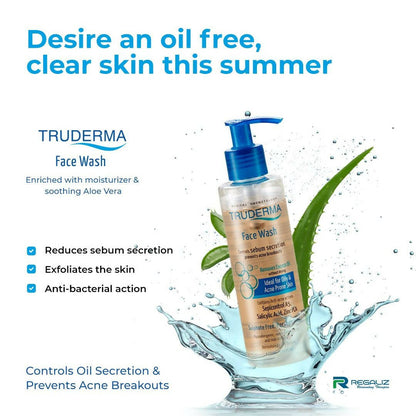 Truderma Face Wash for Oily & Acne Prone Skin - Indyancart