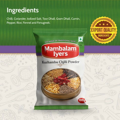 Mambalam Iyers Kuzhambu Chilli Powder
