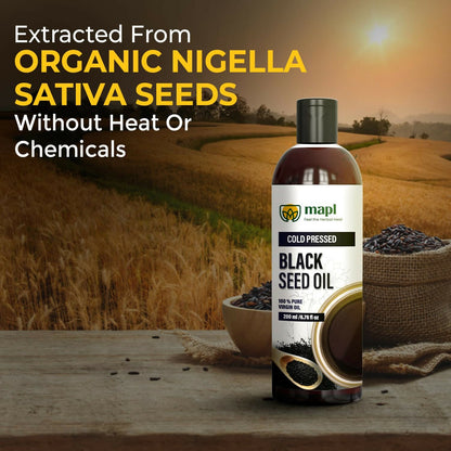MAPL Organic Black Seed Oil Cold-Pressed