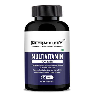 Nutracology Multivitamin for Men for Energy Strength & Stamina Tablets