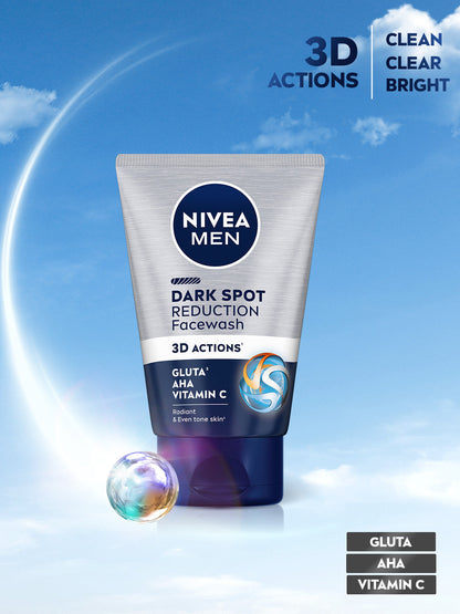 Nivea Dark Spot Reduction Men Face Wash - Indyancart